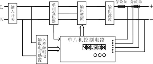 叉车智能充电机原理图