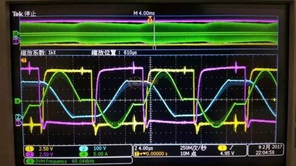 充电机重载波形图