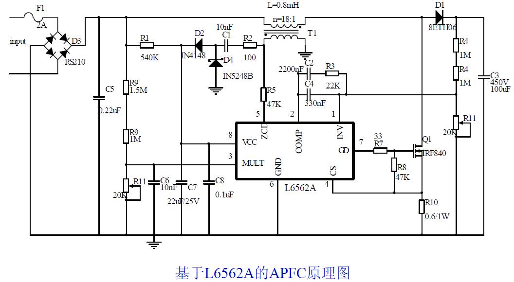 基于L6562A的APFC直流电源设计