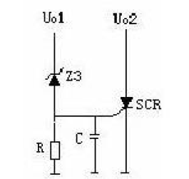 可控硅触发保护直流电源电路图