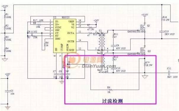 直流稳压电源过流检测分析